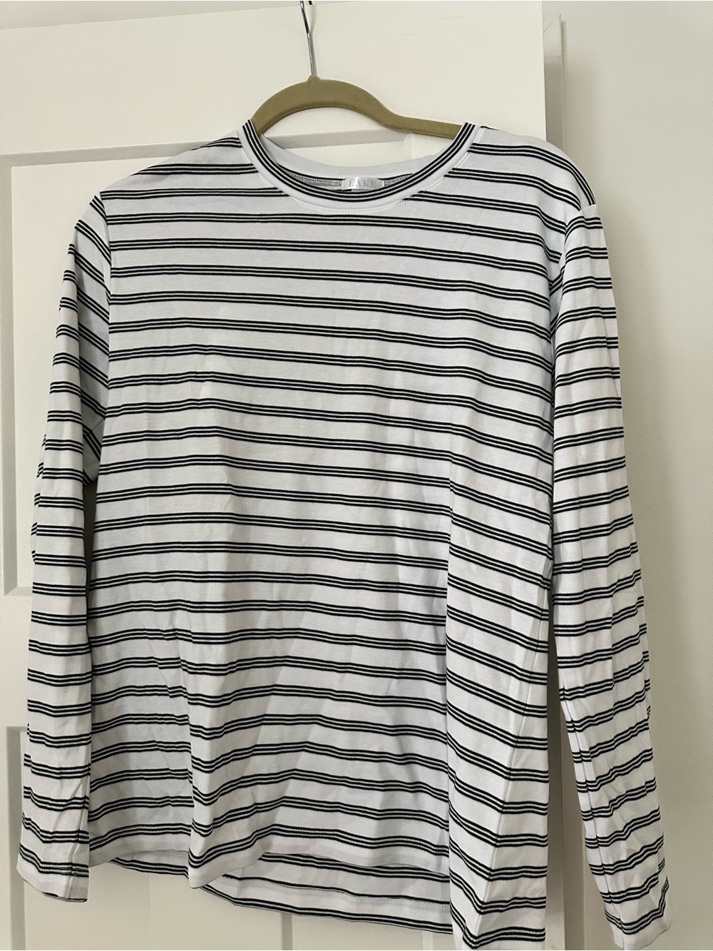 Lake Prima Pajamas Striped Long Sleeve Short set